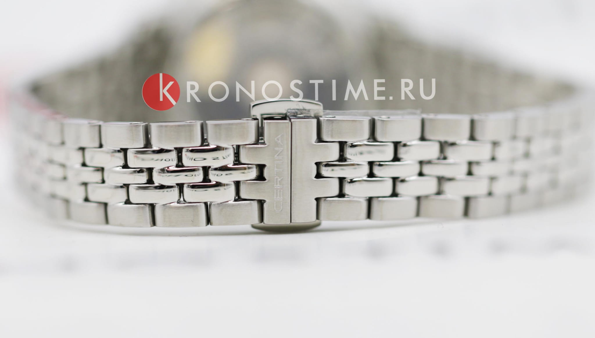 Certina Certina DS Caimano Lady Powermatic 80 C035.207.11.057.00 механические женские часы часы крупный план черный циферблата
